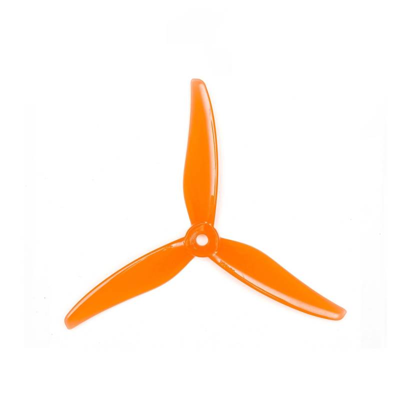 Geeignet for 24 Stück/12 Paare 51466 V2 5 Zoll 3 Impeller/3 Impeller Propeller CW CCW Brushless Motor FPV Propeller FPV Racing Drone(12 Pair Tiger Orange) von HGtAeW