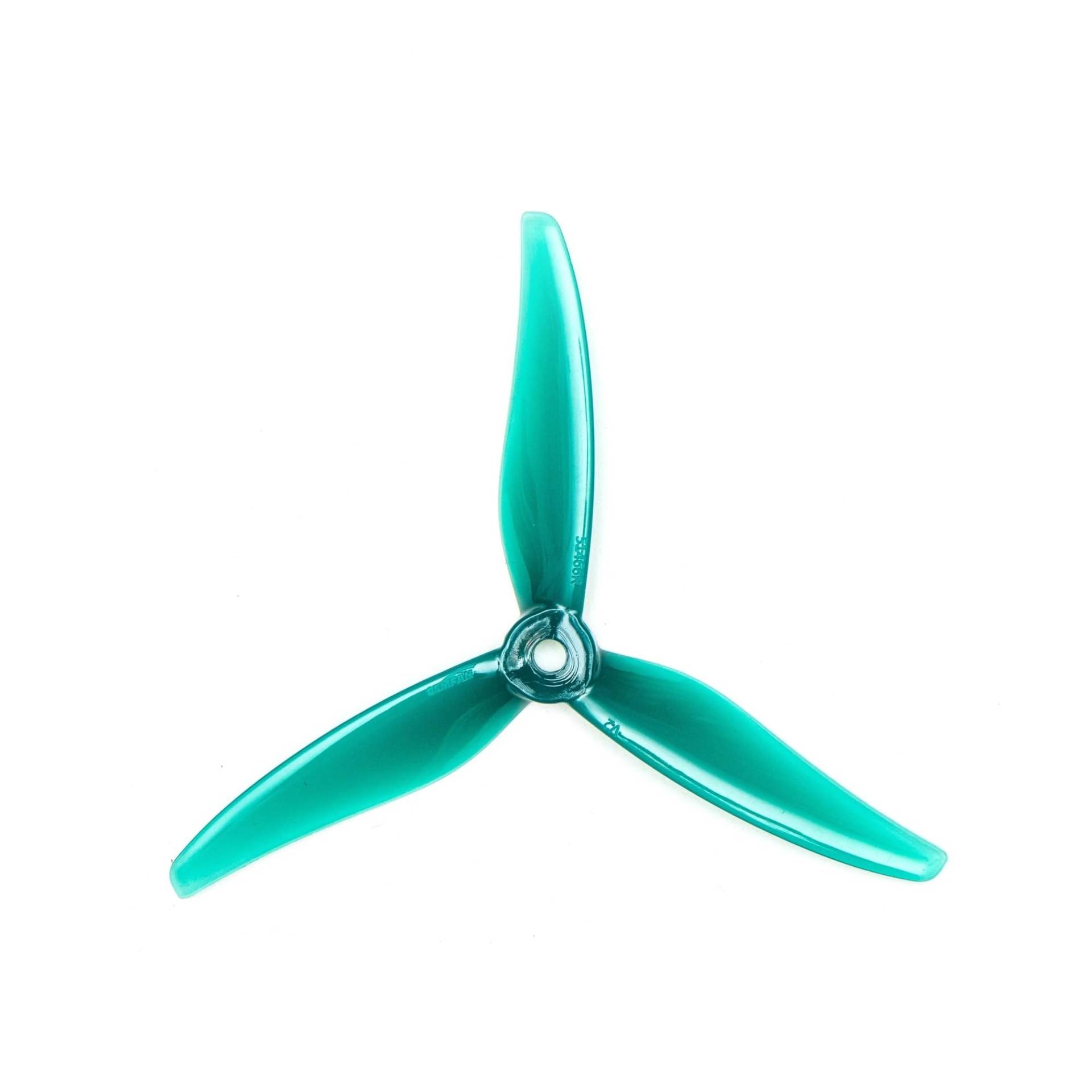 Geeignet for 24 Stück/12 Paare 51466 V2 5 Zoll 3 Impeller/3 Impeller Propeller CW CCW Brushless Motor FPV Propeller FPV Racing Drone(12 pair Jade Green) von HGtAeW