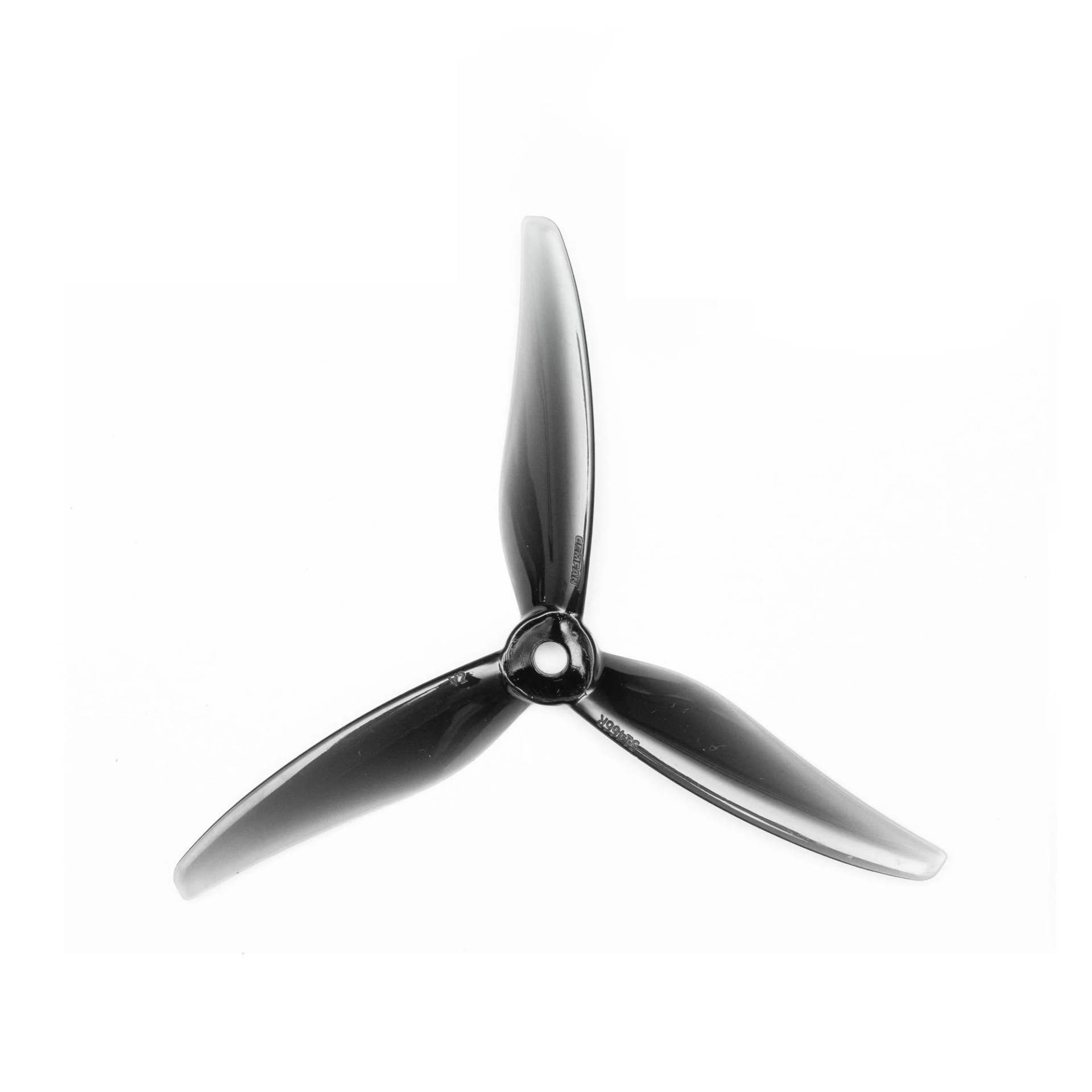 Geeignet for 24 Stück/12 Paare 51466 V2 5 Zoll 3 Impeller/3 Impeller Propeller CW CCW Brushless Motor FPV Propeller FPV Racing Drone(12 pair Midnigh Gray) von HGtAeW