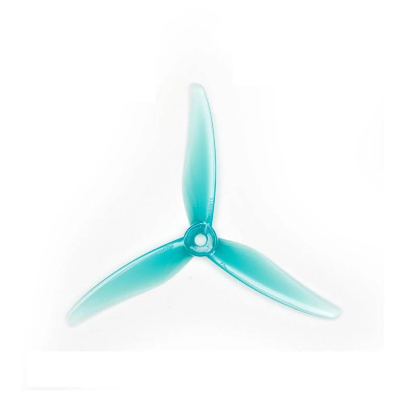 Geeignet for 24 Stück/12 Paare 51466 V2 5 Zoll 3 Impeller/3 Impeller Propeller CW CCW Brushless Motor FPV Propeller FPV Racing Drone(12 pair Wave Blue) von HGtAeW