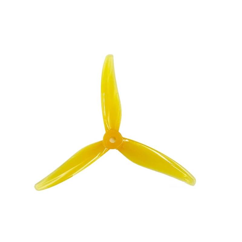Geeignet for 24 Stück/12 Paare 51466 V2 5 Zoll 3 Impeller/3 Impeller Propeller CW CCW Brushless Motor FPV Propeller FPV Racing Drone(12 pair Yellow) von HGtAeW