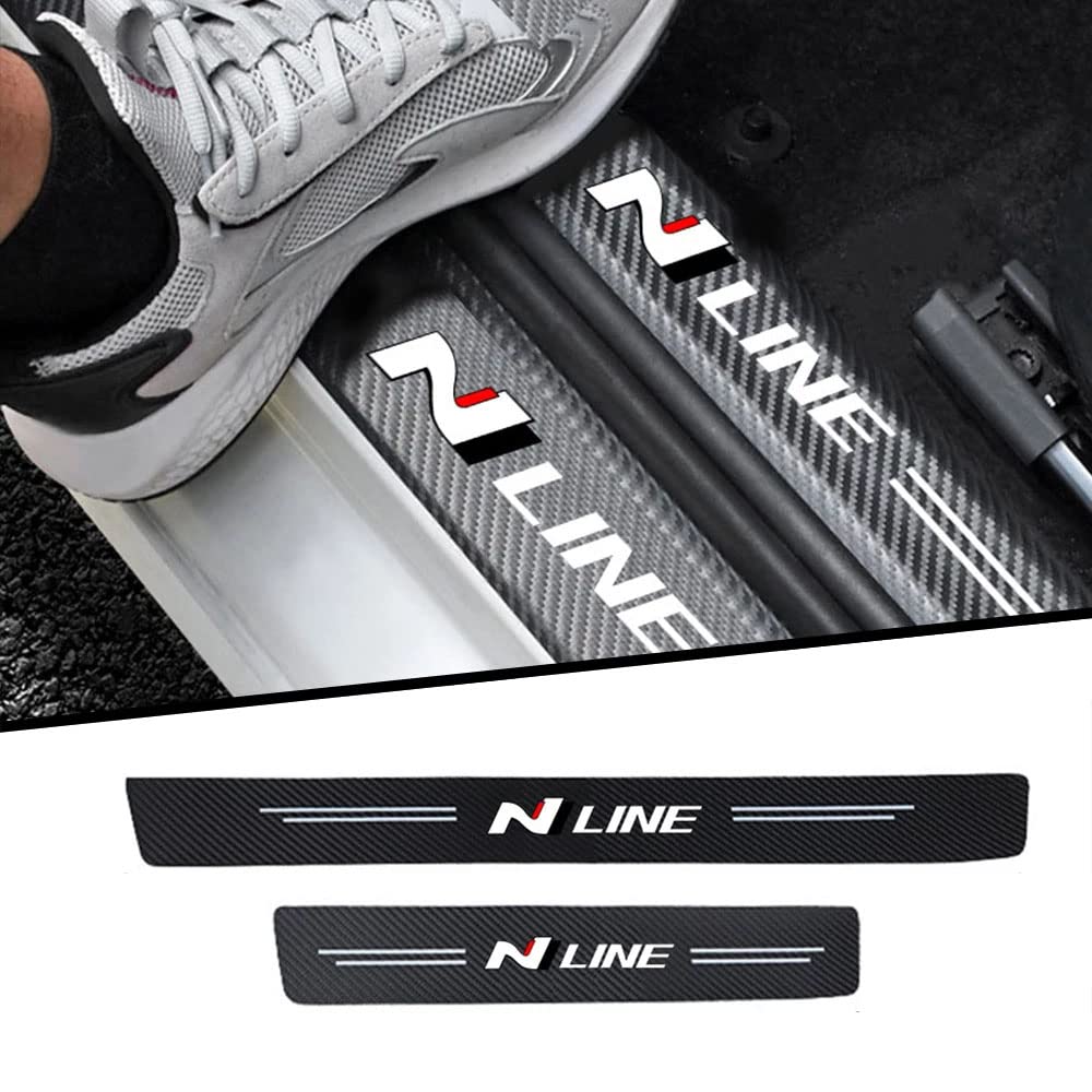 4 Stück Auto Einstiegsleisten Türschweller Willkommen Schritt Platte Aufkleber Schutz, für hyundai i30 i20 ix35 i10 creta tucson accent kona santa fe elantra Threshold Kick Plates Pedal Schützen 4 Stück Auto Einstiegsleisten Türschweller Willkommen Schritt Platte Aufkleber Schutz, für hyundai i30 i20 ix35 i10 creta tucson accent kona santa fe elantra Threshold Kick Plates Pedal Schützen von HHCAR