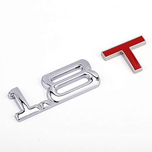 HHF Aufkleber Auto 3D-Metall-Logo-Aufkleber-Emblem-Abzeichen-Abziehbilder Auto-Endstück-Aufkleber for alle Automodelle 1.6T 1.8T 2.2T 2.5T 3.0T (Color Name : 1.8T) von HHF-1