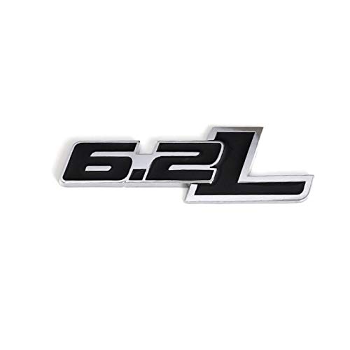 HHF Aufkleber Koffer Rückaufkleber Styling Zubehör Auto 3D Metall Emblem Badge 6.2l Logo Aufkleber für alle Automodelle (Color Name : B) von HHF-1
