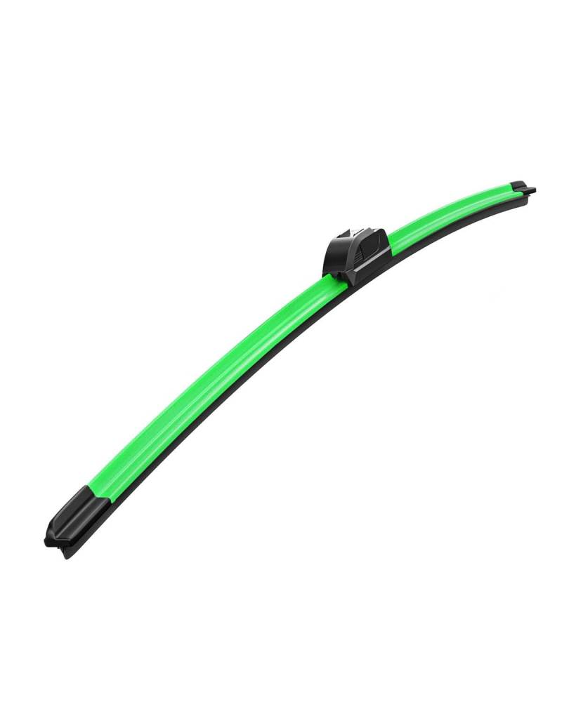Auto Scheibenwischer Farbige Wischer, Rosa, Gelb, Grün, Blau Und Weiß, Modifizierter Und Verbesserter Wischer Ohne Knochen Scheibenwischer Set(Green,20 inches) von HHYXXX