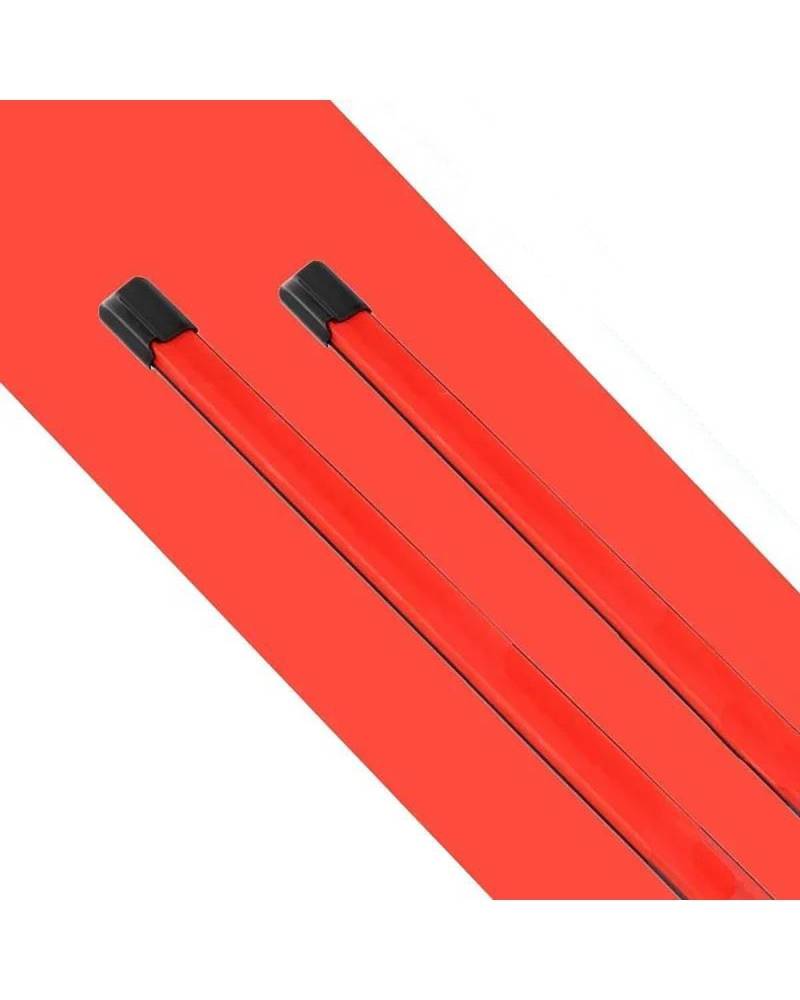 Auto Scheibenwischer Für Hyundai Für Veloster FS 2012 2013 2014 2015 2016 2017 2018 Turbo Auto Front Wischer Windschutzscheibe Auto Zubehör Scheibenwischer Set(Red) von HHYXXX