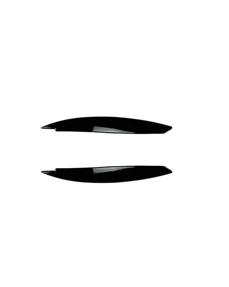 Headlight Eyebrows FÜR 1er E81 E82 E87 E88 2006-2013 Scheinwerferblenden Aufkleber Außendesign Zierleisten Zubehör Headlight Eyelids(Bright Black) von HHYXXX