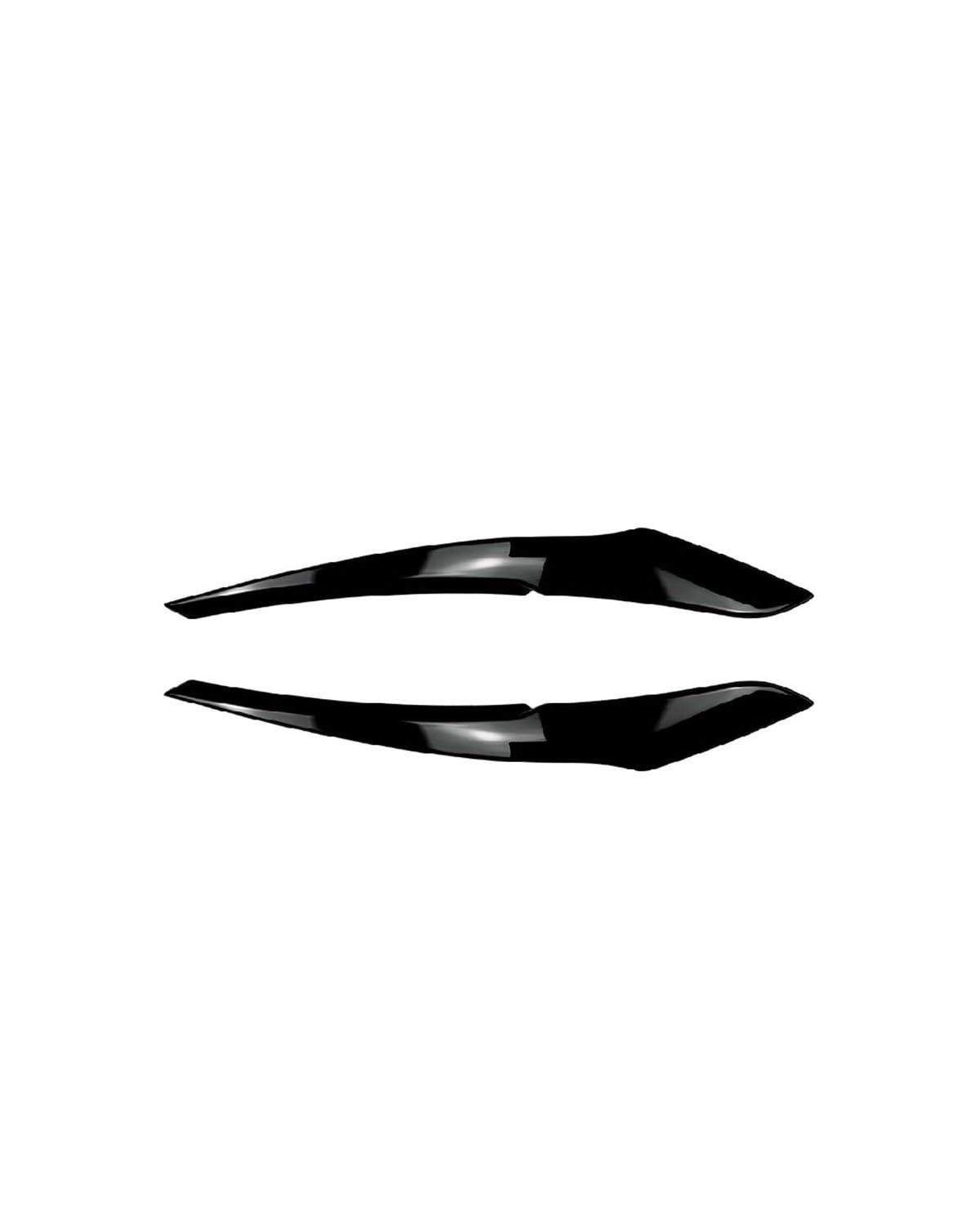 Headlight Eyebrows FÜR 1er F20 F21 Basisvariante 2011-2014 Scheinwerferblenden Aufkleber Außendesign Zierleisten Zubehör Headlight Eyelids(Low-Profile Piano Black) von HHYXXX