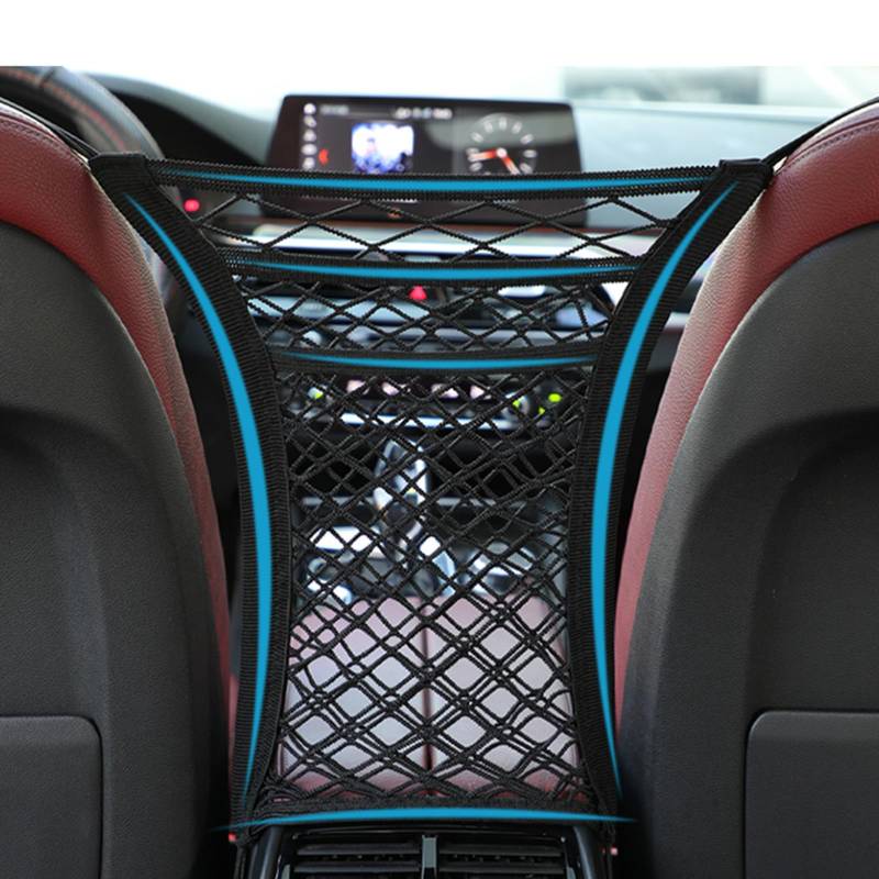 Autositz Aufbewahrungsnetz für Mercedes Ben-z V Class 1996-2025 W638 W639 W447,Kofferraum Netztasche Aufbewahrungsnetz,Kofferraum Netz Organisationsnetz Halter Barrier für Hunde Kinder von HHYin