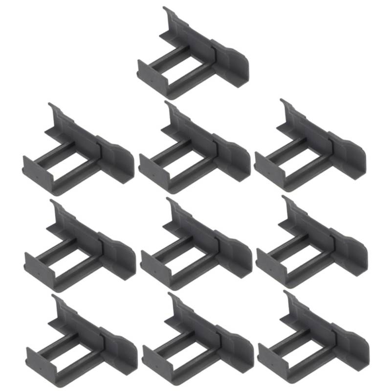 HIAKDOFT 10Stücke Solarpanel Entwässerungsklemmen Effiziente Wasserablauf Clips zur Schlammentfernung zu Installieren für Anlagen Schützt Ihre Solarmodule von HIAKDOFT