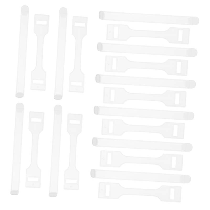 HIAKDOFT 120Sätze Kartongriffe aus Haltegriffe für Kartons Milchkartons Geschenkverpackungen Langlebig Transparent für Transport von HIAKDOFT