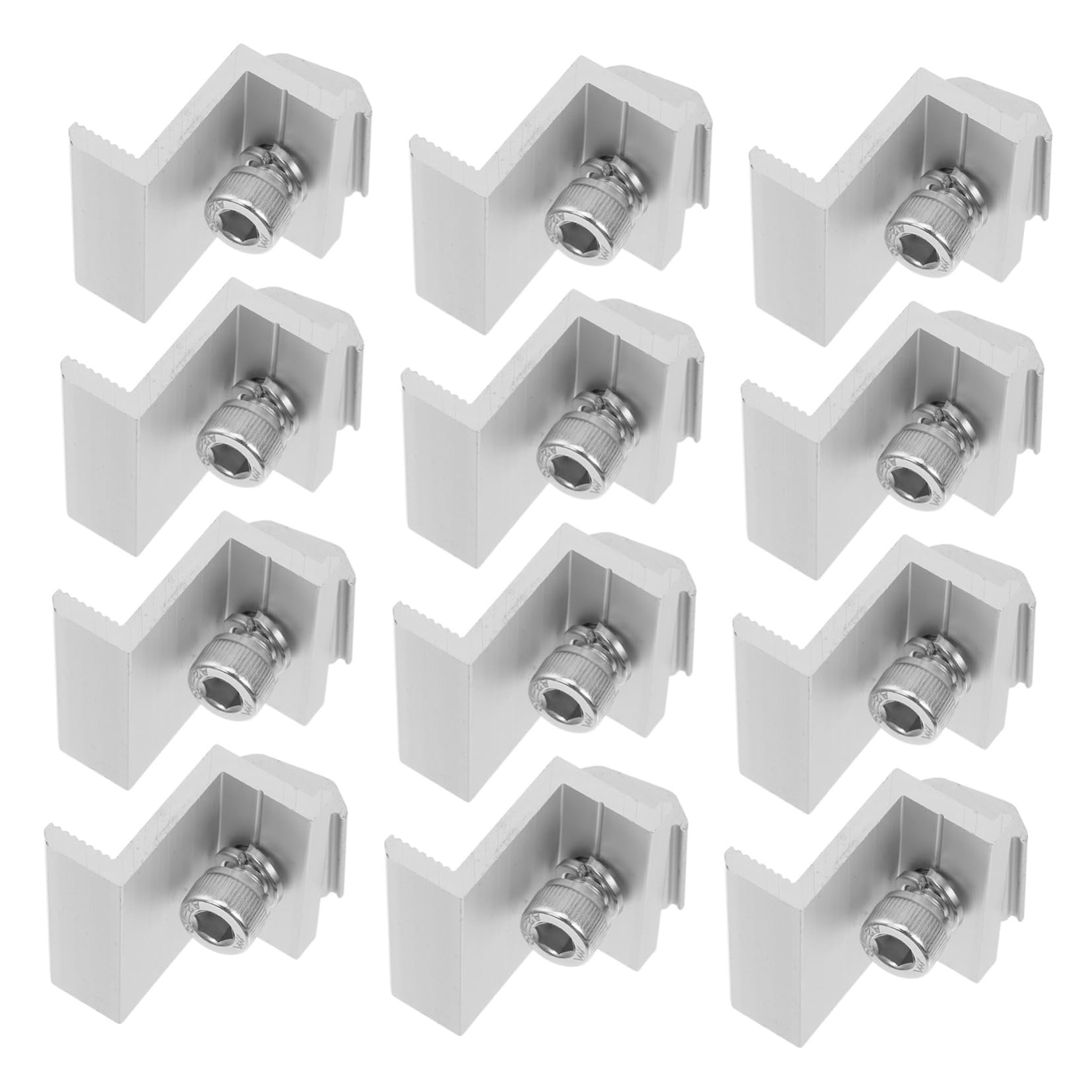 HIAKDOFT 12Stücke Erdungsklemme für Solarmodule Teiliges Halterung Clip für Solarpanel Rack Stabile Unterstützung Einfache Installation Vielseitig Einsetzbar für Flachdach HIAKDOFT 12Stücke Erdungsklemme für Solarmodule Teiliges Halterung Clip für Solarpanel Rack Stabile Unterstützung Einfache Installation Vielseitig Einsetzbar für Flachdach von HIAKDOFT