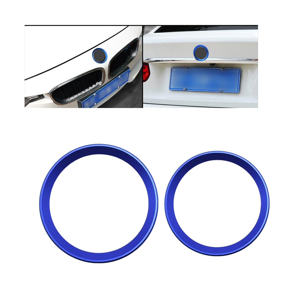 HIBEYO 2Stück 82mm Auto Trunk-Emblem-Abzeichen Ring-Aufkleber + 74mm Fronthauben-Emblem-Ring Dekorativer Aufkleber Passt für BMW X3 X5 X6 E30 E36 E34 E60 E65 E90 Autozubehör Aluminium-74+82 Blau HIBEYO 2Stück 82mm Auto Trunk-Emblem-Abzeichen Ring-Aufkleber + 74mm Fronthauben-Emblem-Ring Dekorativer Aufkleber Passt für BMW X3 X5 X6 E30 E36 E34 E60 E65 E90 Autozubehör Aluminium-74+82 Blau von HIBEYO