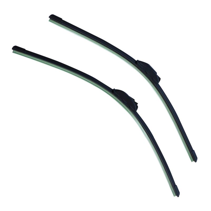 HIBEYO Auto Front Pinsel Fenster Windschutzscheibe Kompatibel Mit MINI Clubman Hatchback R55 2007-2012 Gummi Ersatzwischblatt Ohne Knochen Wischer Zubehör Fensterbürste Scheibenwischer 18"+18" von HIBEYO