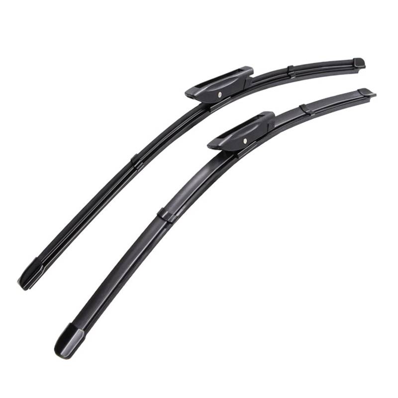 HIBEYO Auto Front Scheibenwischer Kompatibel Mit Renault Kangoo 2 2008-UP Zerlegbar Gummi Scheiben wischer blätter Windschutz scheiben Fenster Regen Bürste Wischerblättern Zubehör Ersatz 23"+21" von HIBEYO