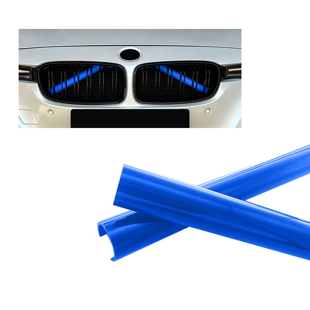 HIBEYO Frontgrill Einsatz Zierleisten Passt für BMW G20 G21 G28 Sportstil Grillstreifen Einsätze Zierleiste Abdeckung AutoGrilleinsatz Kühlergrill Schnalle Streifen Trim Gittereinsätze zubehör-Blau HIBEYO Frontgrill Einsatz Zierleisten Passt für BMW G20 G21 G28 Sportstil Grillstreifen Einsätze Zierleiste Abdeckung AutoGrilleinsatz Kühlergrill Schnalle Streifen Trim Gittereinsätze zubehör-Blau von HIBEYO