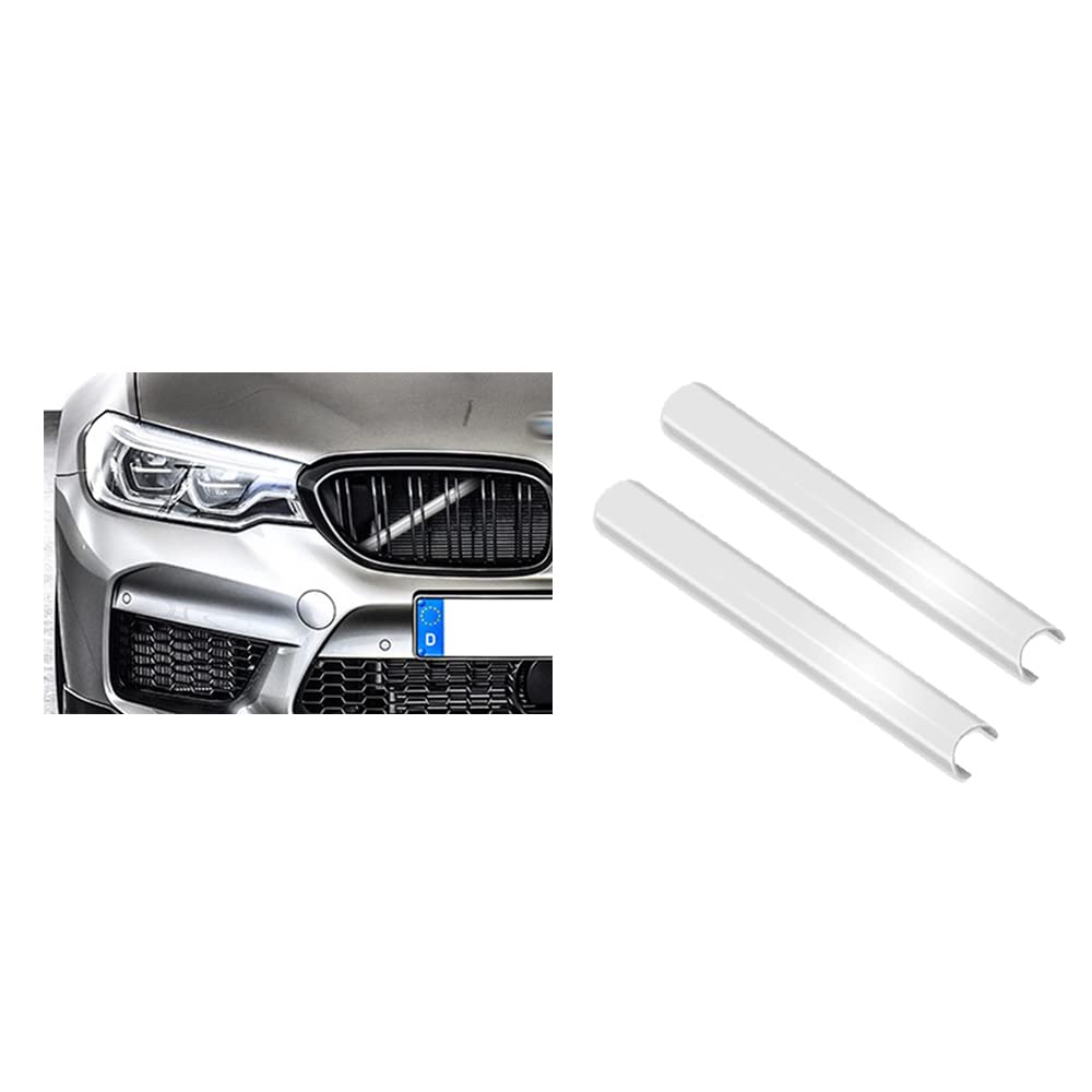 HIBEYO Frontgrilleinsatz Zierleisten Passt für BMW F07 F10 F11 F18 F06 F12 F13 F01 F02 F03 F04 F48 F49 F39 F45 F46 Sportstil Grillstreifen Streifen Kühlergrill-Einsatz-Zierleiste Ersatz zubehör-Weiß HIBEYO Frontgrilleinsatz Zierleisten Passt für BMW F07 F10 F11 F18 F06 F12 F13 F01 F02 F03 F04 F48 F49 F39 F45 F46 Sportstil Grillstreifen Streifen Kühlergrill-Einsatz-Zierleiste Ersatz zubehör-Weiß von HIBEYO