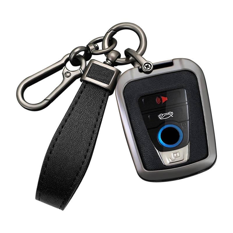 HIBEYO Intelligente Autoschlüssel Hülle Passt für BMW i3 i3s i8 Seriesr Schutzhülle Schlüsselhülle Abdeckung Shell Jacket Protector Schlüsselschale Schlüsselbox Schlüsselanhänger-Schwarz von HIBEYO