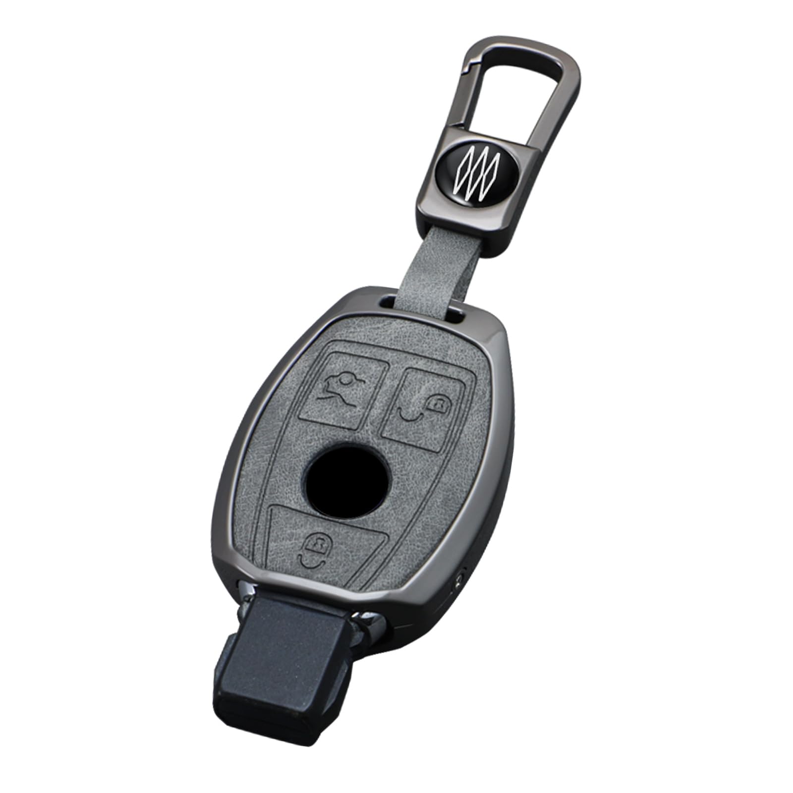 HIBEYO Keyless Autoschlüssel Hülle Passt für Mercedes Klasse A C E M R S SL SLK CL CLK Leder Schutzhülle Schlüsselhülle Passt für Benz Sprinter W906 Viano Vito W639 Schlüsselbox zubehör-3 Tasten B HIBEYO Keyless Autoschlüssel Hülle Passt für Mercedes Klasse A C E M R S SL SLK CL CLK Leder Schutzhülle Schlüsselhülle Passt für Benz Sprinter W906 Viano Vito W639 Schlüsselbox zubehör-3 Tasten B von HIBEYO