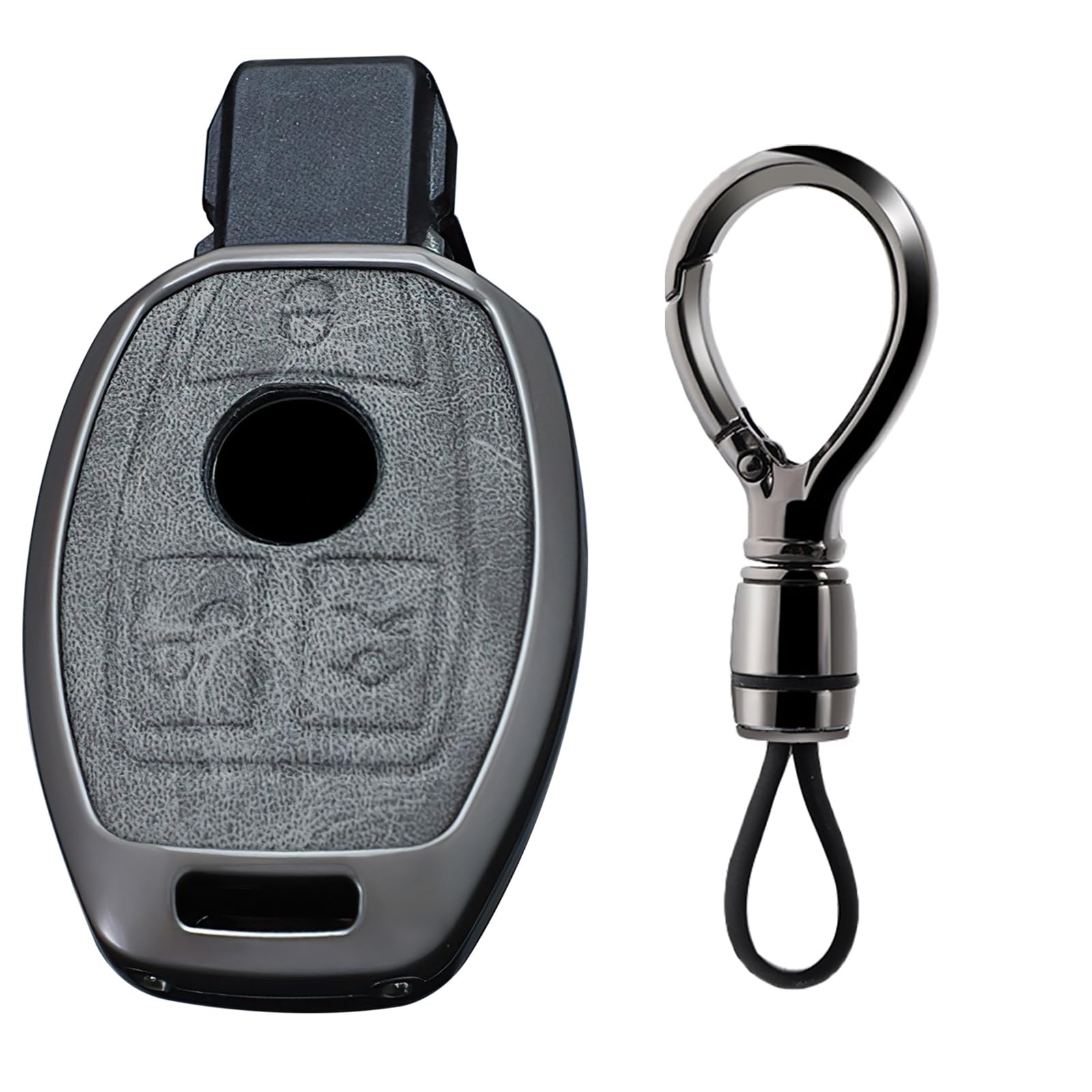 HIBEYO Keyless Autoschlüssel Hülle Passt für Mercedes Klasse A C E M R S SL SLK CL CLK Leder Schutzhülle Schlüsselhülle Passt für Benz Sprinter W906 Viano Vito W639 Schlüsselbox zubehör-3 Tasten C HIBEYO Keyless Autoschlüssel Hülle Passt für Mercedes Klasse A C E M R S SL SLK CL CLK Leder Schutzhülle Schlüsselhülle Passt für Benz Sprinter W906 Viano Vito W639 Schlüsselbox zubehör-3 Tasten C von HIBEYO