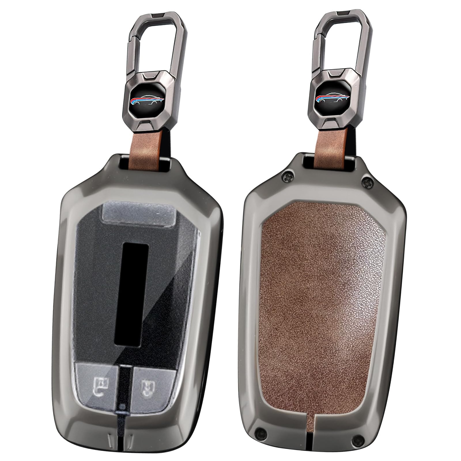 HIBEYO LKW Autoschlüssel Hülle Passt für Isuzu D-MAX Mux Dmax Schlüsselanhänger Fernschlüsselhülle Remote Keyless Schutzhülle Schlüsselgehäuse Zubehör Metallschlüsselring-Braun HIBEYO LKW Autoschlüssel Hülle Passt für Isuzu D-MAX Mux Dmax Schlüsselanhänger Fernschlüsselhülle Remote Keyless Schutzhülle Schlüsselgehäuse Zubehör Metallschlüsselring-Braun von HIBEYO