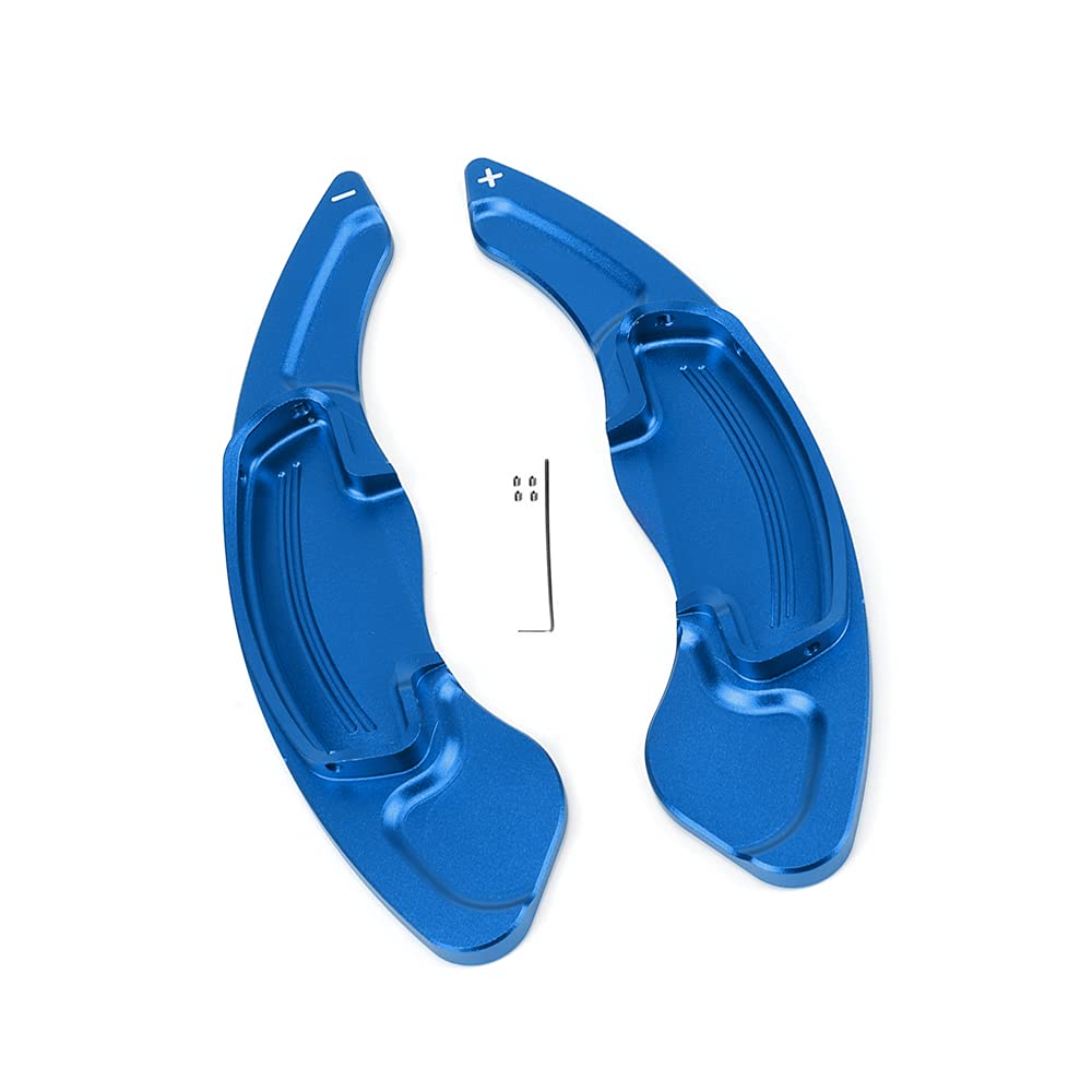 HIBEYO Schaltwippen Verlängerung Shift Paddle für Honda Accord CIVIC Odyssey CR-V UR-V Spirior AVANCIER Acura CDX TLX 2019 Lenkrad Schaltwippe Dekor Ersatzsatz Extensions Zubehör Alu Blau HIBEYO Schaltwippen Verlängerung Shift Paddle für Honda Accord CIVIC Odyssey CR-V UR-V Spirior AVANCIER Acura CDX TLX 2019 Lenkrad Schaltwippe Dekor Ersatzsatz Extensions Zubehör Alu Blau von HIBEYO