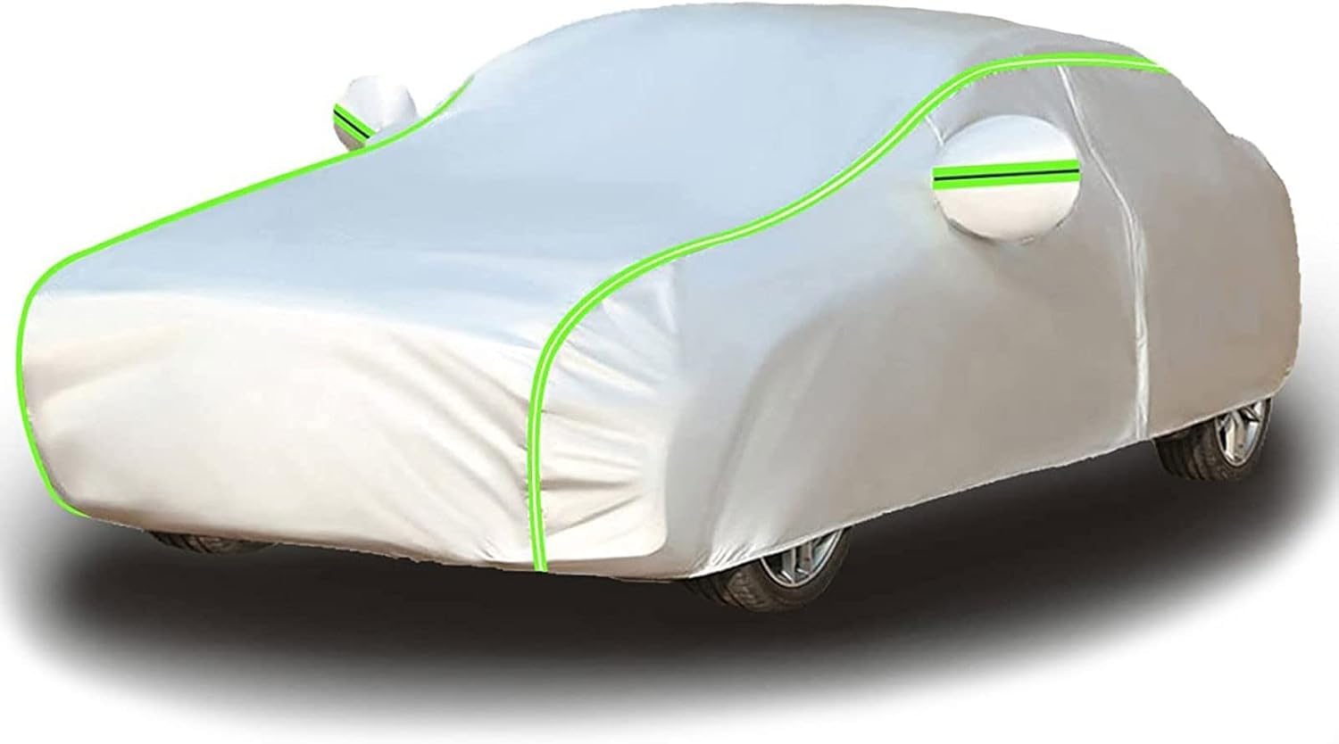 Auto Abdeckplane für Citroen DS3 DS4 DS5,Staubdicht Atmungsaktiv UV-beständig Autoabdeckung Mit Nachtreflexionsstreifen langlebige Autoabdeckung,A/Silver/Green Auto Abdeckplane für Citroen DS3 DS4 DS5,Staubdicht Atmungsaktiv UV-beständig Autoabdeckung Mit Nachtreflexionsstreifen langlebige Autoabdeckung,A/Silver/Green von HIENHD