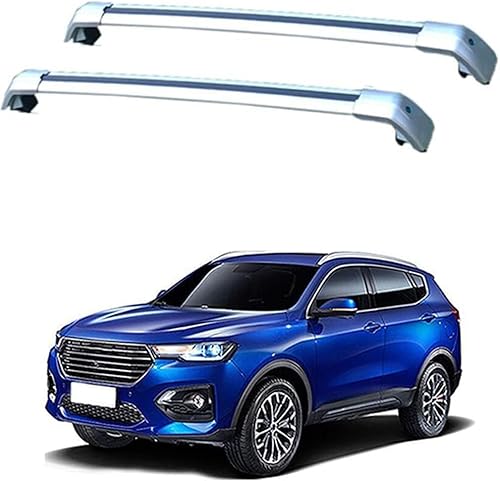Auto Dachträger für HAVAL All New H6 2017-2020,Hochwertig Aluminium LastenträGer Querträger,Hochstabile Dachgepäckträger RelingträGer ZubehöR,C Silver von HIENHD