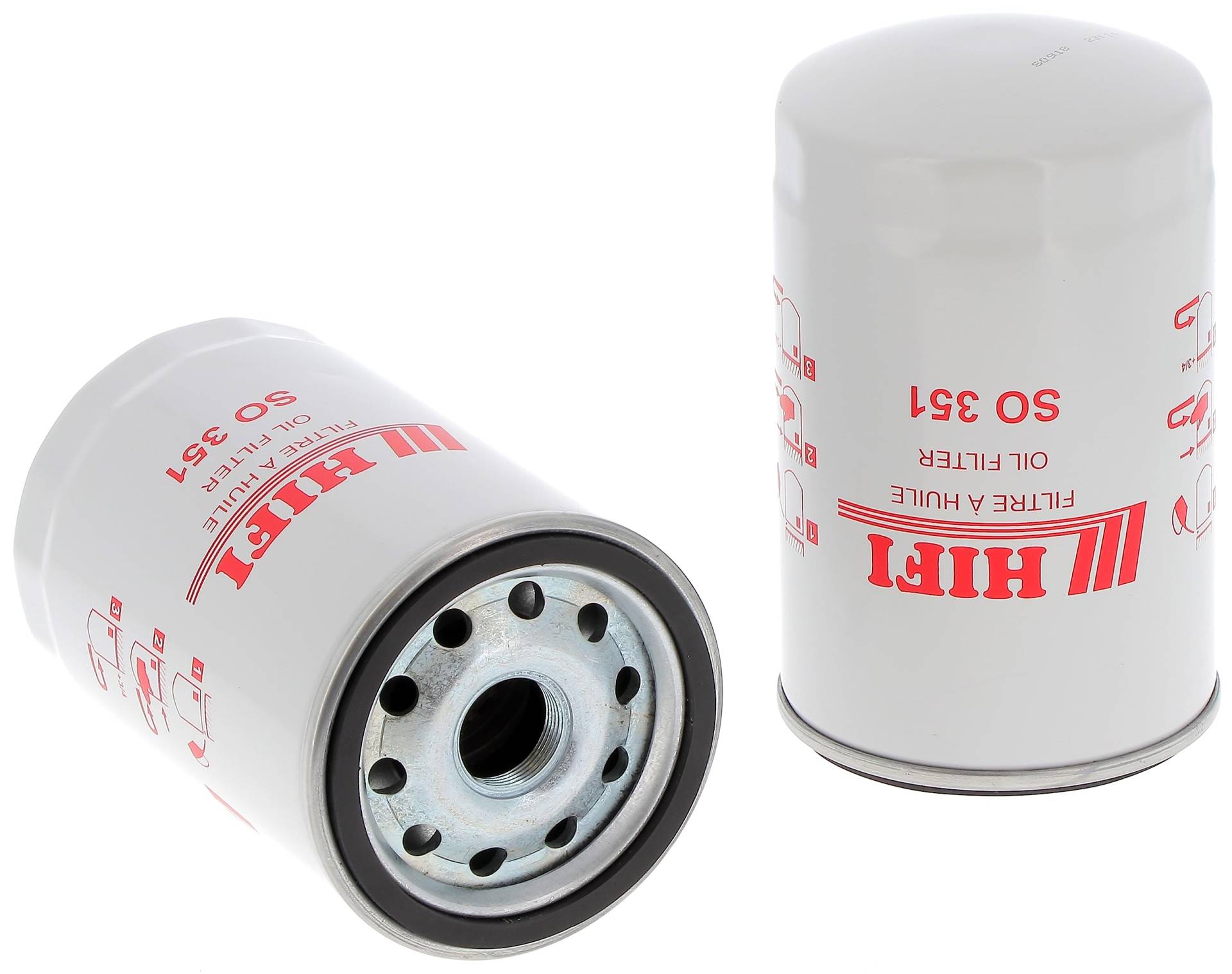 HIFI FILTER Hydraulikfilter SO 351 kompatibel mit SPH 9473, HF7569, BT470 von HIFI