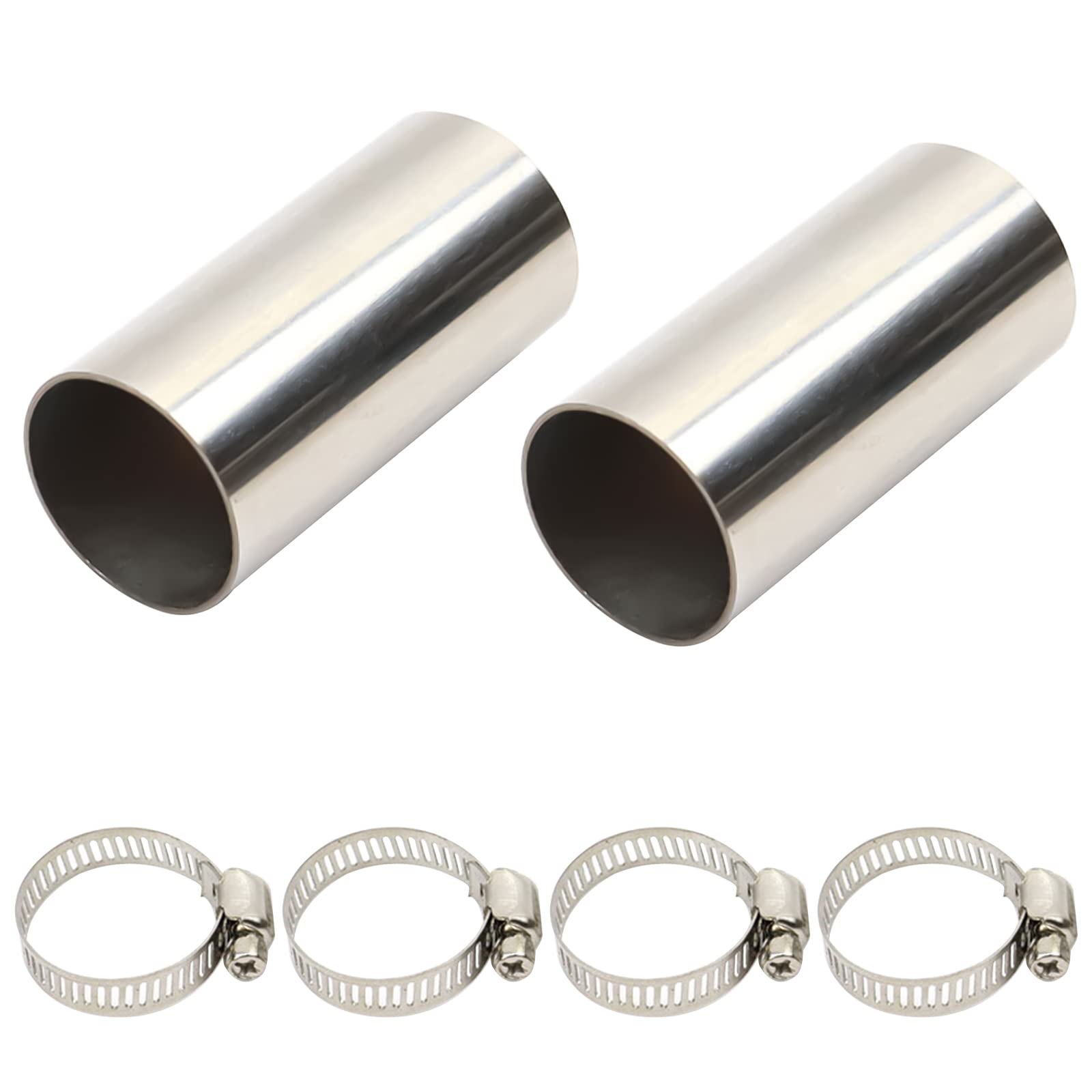 hifrom Auspuffschelle Doppelschelle Auspuff Edelstahl Rohrverbinder Abgasanlage Auspuff Adapter Bandstahl Schellen Rohr Rohrverbinder 50mm Länge, ø24mm hifrom Auspuffschelle Doppelschelle Auspuff Edelstahl Rohrverbinder Abgasanlage Auspuff Adapter Bandstahl Schellen Rohr Rohrverbinder 50mm Länge, ø24mm von hifrom