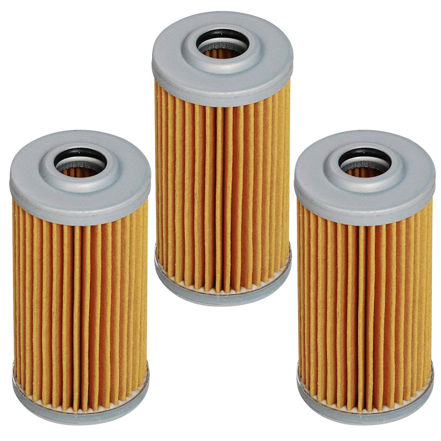 HIFROM Fuel Filter Compatible with Yanmar TS105 TS130 1GM 2GM 3GM 2QM 2YM 3YM 3GT 3HM SB12 YSB8 YSB12 YSM87 YSM12 Motor Engine 104500-55710 24341-000440 18-79960 (Pack of 3) von hifrom