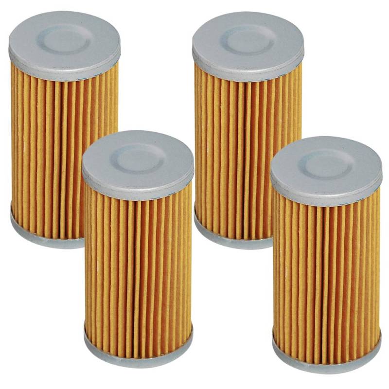 HIFROM Fuel Filter Compatible with Yanmar TS105 TS130 1GM 2GM 3GM 2QM 2YM 3YM 3GT 3HM SB12 YSB8 YSB12 YSM87 YSM12 Motor Engine 104500-55710 24341-000440 18-79960 (Pack of 4) von hifrom