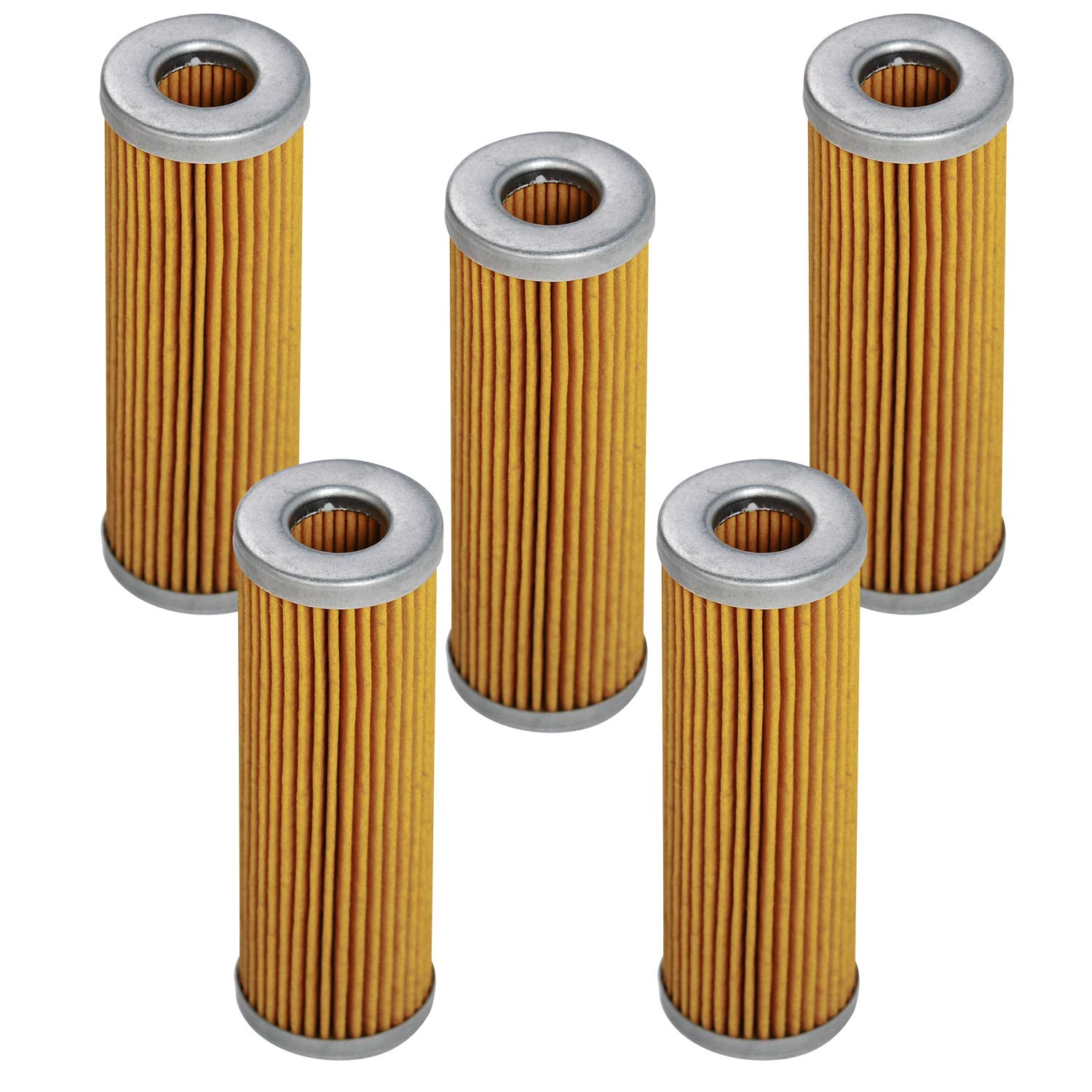 HIFROM Fuel Filter Replacement for KUBOTA B1550 B1700 B1750 B1750HST B20 B21 B2100 B2100DT B2150 B2400 B2400 B4200 B5100 B5200 B6000 B6100 15231-43560 1T021-43560 14301-12470 (Pack of 5) von hifrom