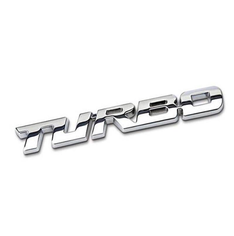 1 Stücke 3D Metall Turbo Karosserie Seitenfender Kofferraum Emblem Abzeichen Aufkleber von HIGGER