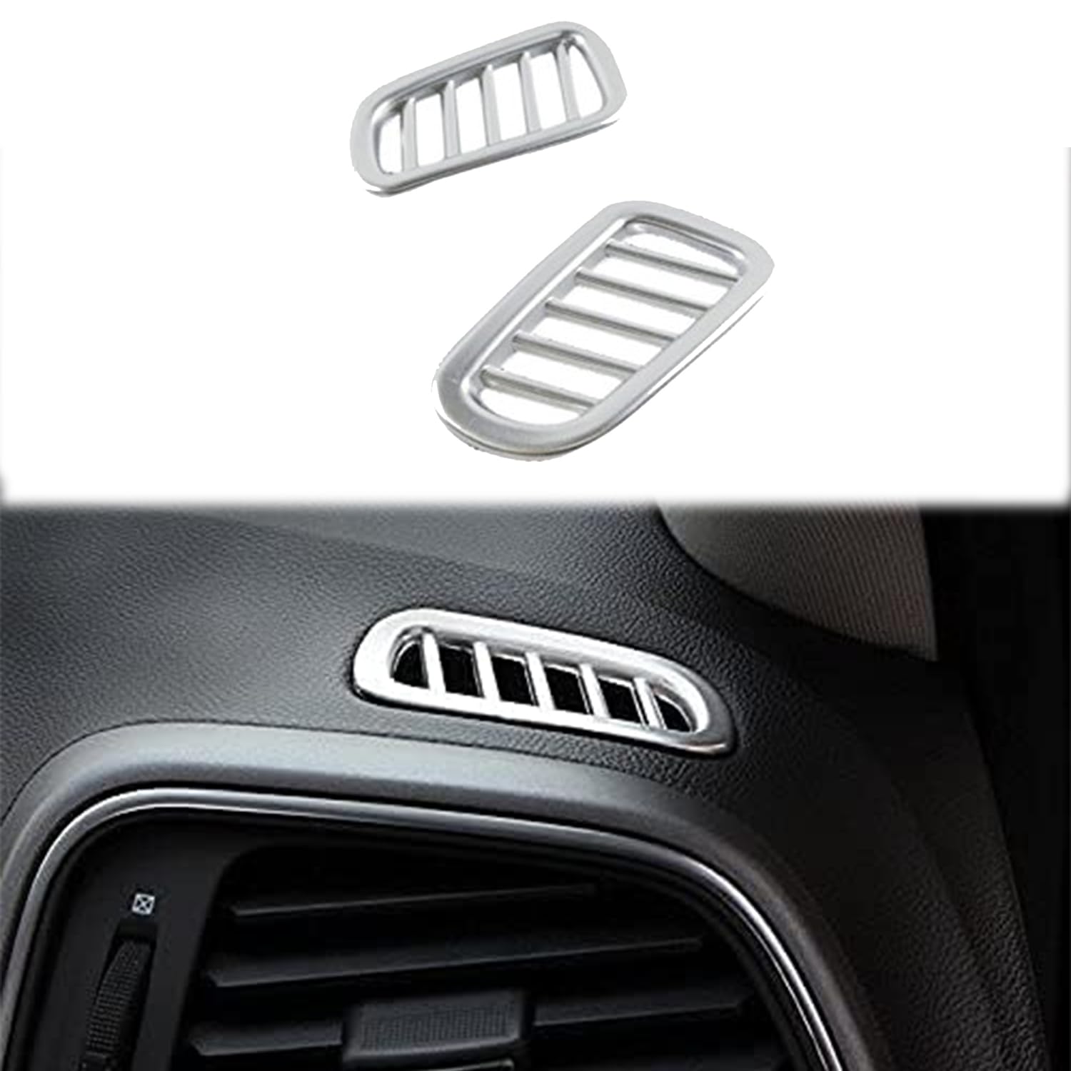 Für Kadjar 2015-2021 Interieur A/C Gitter Dekor ABS Kunststoff Matt Für Kadjar 2015-2021 Interieur A/C Gitter Dekor ABS Kunststoff Matt von HIGH FLYING