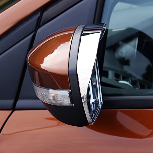 für Kuga 2013-2018 Chrom Außenspiegel Seitenspiegel Stylingleisten 2 Stück ABS Kunststoff von HIGH FLYING