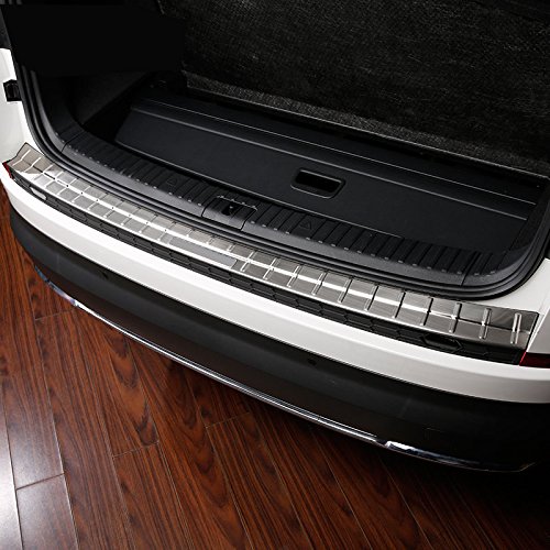 für Kodiaq 2017-2022 Exterieur Ladekantenschutz Edelstahl 1 Stück (mit angehängten Buchstaben "Kodiaq" auf dem Artikel) von HIGH FLYING