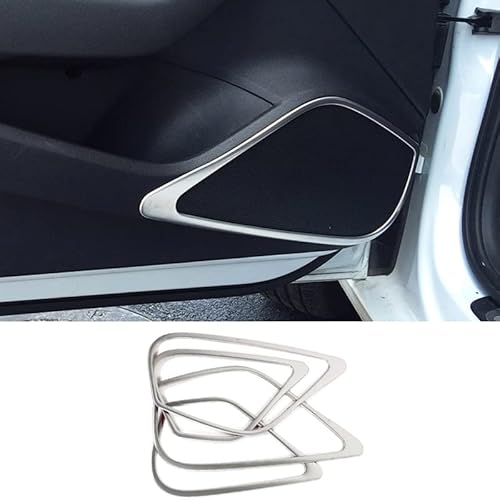 Abdeckung für Lautsprecher in der Tür aus Edelstahl für Audi A3 8 V 2012–2015 von HIGH FLYING