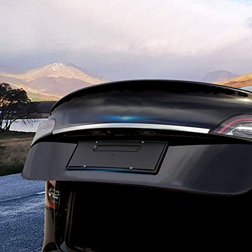 HIGH FLYING Für Tesla Model 3 2017-2022 Obere Chrom Heckklappen Zierleiste Edelstahl Verchromt von HIGH FLYING