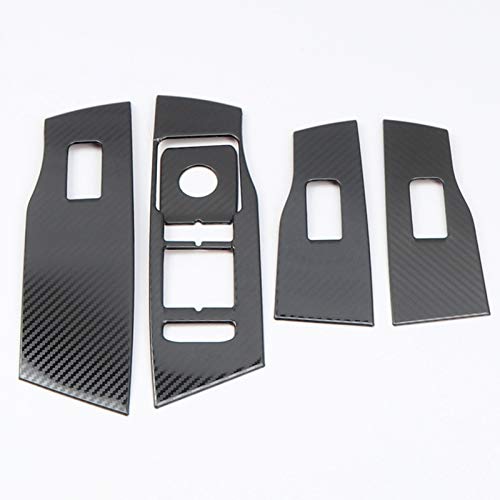 Interieur Türverkleidungen Dekor Edelstahl Kohlefaserfarbe für Polo 6 VI MK6 2018-2025 (A 5 Stück) von HIGH FLYING