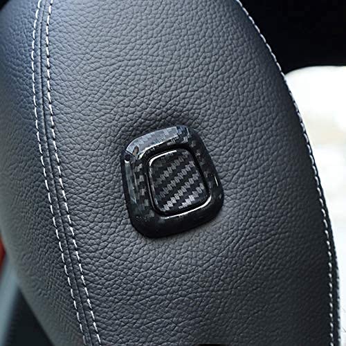 HIGH FLYING für A Klasse W177 V177, CLA C118 X118 2019-2025 Kohlefaserfarbe Interieur Dekor ABS Kunststoff (Sitz Taste) von HIGH FLYING