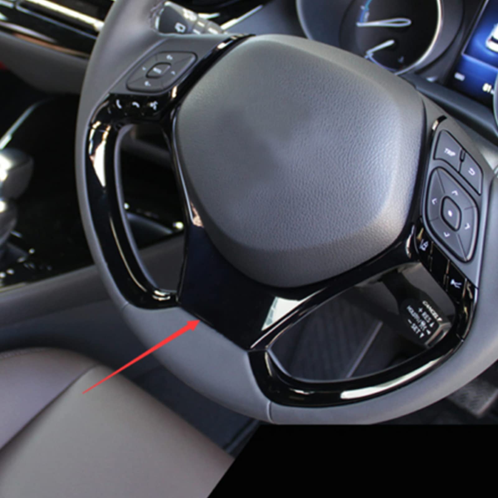 HIGH Flying für C-HR CHR 2017-2021 Lenkrad Interieurleisten 1 Stück ABS Kunststoff HIGH Flying für C-HR CHR 2017-2021 Lenkrad Interieurleisten 1 Stück ABS Kunststoff von HIGH FLYING
