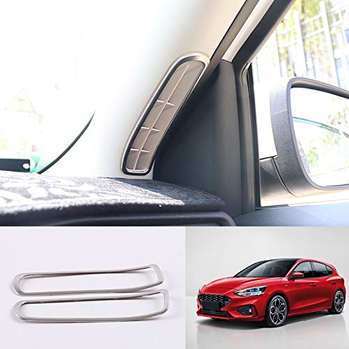 HIGH FLYING für Focus MK4 2019-2025 Silber Matt Interieur A Säule A/C Belüftung Gitter Dekor Edelstahl 2 Stück HIGH FLYING für Focus MK4 2019-2025 Silber Matt Interieur A Säule A/C Belüftung Gitter Dekor Edelstahl 2 Stück von HIGH FLYING