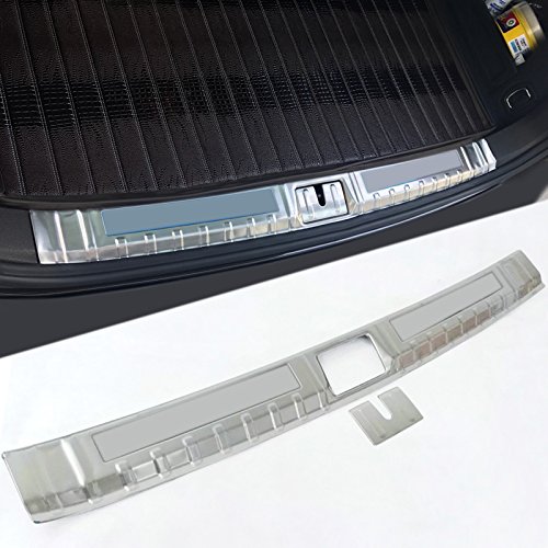 HIGH FLYING für Passat B8 Variant Alltrack 2017-2020 Kofferraum Ladekantenschutz Edelstahl Nicht für die Passat Limousine (Interior 1 Pcs) von HIGH FLYING