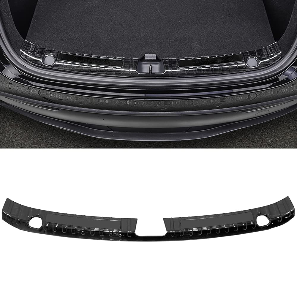 für Tesla Model Y 2021 2022 2023 Schwarz Interieur Ladekantenschutz Gebürstetem Edelstahl 1 Stück für Tesla Model Y 2021 2022 2023 Schwarz Interieur Ladekantenschutz Gebürstetem Edelstahl 1 Stück von HIGH FLYING