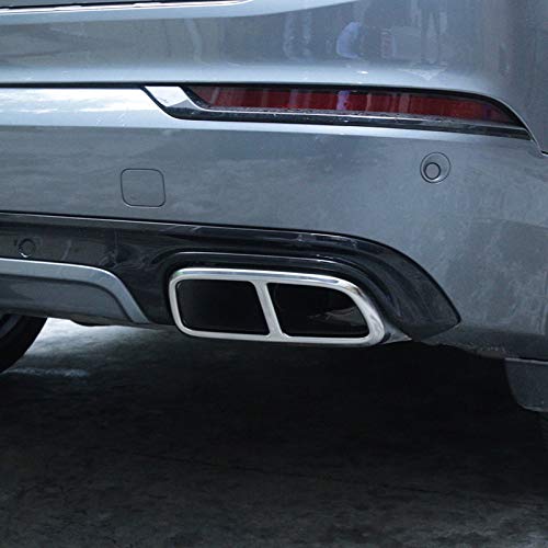 HIGH FLYING für XC90 2015-2020 Verchromt Endrohr Auspuffanlage Auspuff Stylingleisten 2 Stück Edelstahl HIGH FLYING für XC90 2015-2020 Verchromt Endrohr Auspuffanlage Auspuff Stylingleisten 2 Stück Edelstahl von HIGH FLYING