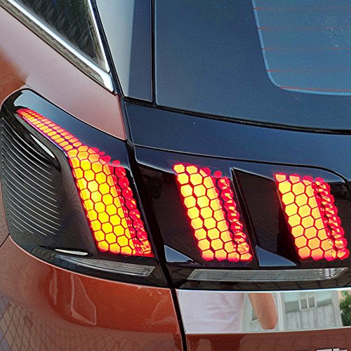 HIGH FLYING für zweite Generation 5008 2017-2020 Rücklichter Aufkleber 1 Stück Kunststoff von HIGH FLYING
