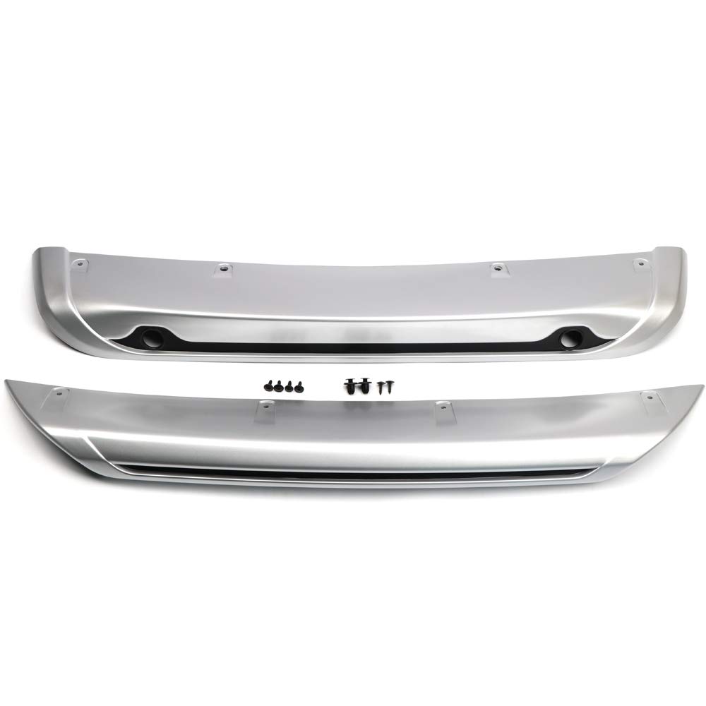 für Qashqai J11 2014 2015 2016 Unterfahrschutz und Heck-Unterfahrschutz in Silber Matt ABS Kunststoff 2 Stück für Qashqai J11 2014 2015 2016 Unterfahrschutz und Heck-Unterfahrschutz in Silber Matt ABS Kunststoff 2 Stück von HIGH FLYING