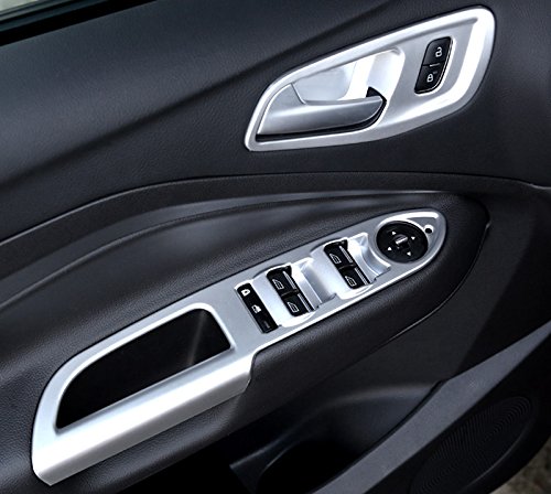 für Kuga 2013-2018 Silber Matt Interieur Türverkleidungen Dekor 4 Stück ABS Kunststoff für Kuga 2013-2018 Silber Matt Interieur Türverkleidungen Dekor 4 Stück ABS Kunststoff von HIGH FLYING