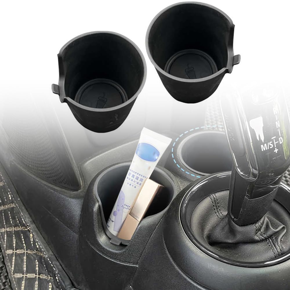 für MINI Cooper F55 F56 F57 2014-2023 Interieur Getränkehalter Dekor TPE 2 Stück für MINI Cooper F55 F56 F57 2014-2023 Interieur Getränkehalter Dekor TPE 2 Stück von HIGH FLYING